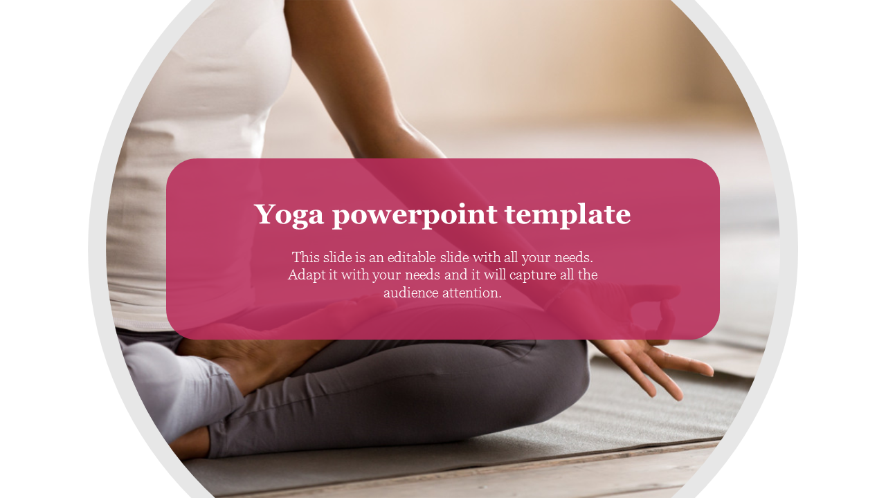 Ready To Use Yoga PowerPoint Template Presentation